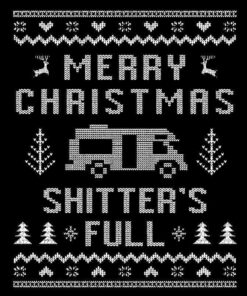 Merry Christmas Shitter's Full, Christmas Vacation, Christmas Holiday, Layered SVG, DXF, PNG, EPS