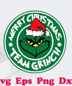 Merry Christmas, Team Grinch, Grinch Christmas,Grinchmas, Grinch Lover Svg Eps Png Dxf