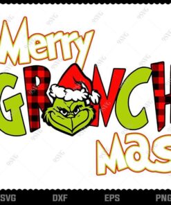 Merry Grinchmas, Grinch Christmas Grinch Movies, Grinch Lover svg, png, dxf, eps