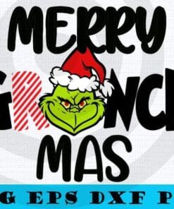 Merry Grinchmas, merry Christmas, Funny svg