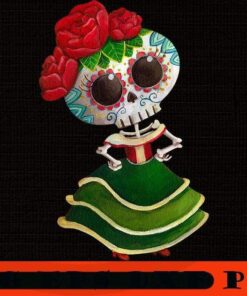 Mexican Skeleton Girl, 2021 Halloween, Horror 2021 Halloween Art Gift, Cute Funny 2021 Halloween Saying , Halloween Theme, Customizable PNG