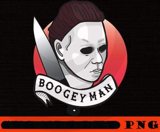 Micheal Myers Tattoo, Michael Myers, Horror Movie, Scary Movie, Halloween Movie Film Customizable PNG