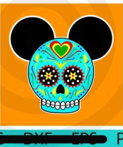 Mickey, Disney, Halloween, Dia De Los Muertos Halloween, Halloween Art, Cute Art, Funny art, scary Art, 2021 halloween, 2021 halloween gift, halloween theme, gift for man woman, Customizable PNG