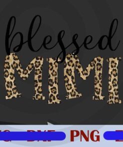 Mimi Leopard for Grandma - Mimi Gifts for Mother's Day from Grandchildren - Gift from Grandson or Granddaughter - Mimi Leopard, Customizable Png