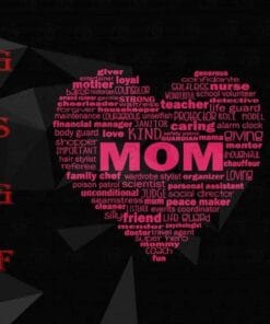 Mom Heart, Woderful Mom, Family Chef, Caring Mom, Kind Mom, Mom Gift, Mother Day's Gift,Happy Mother Day Layered Svg Eps Png Dxf