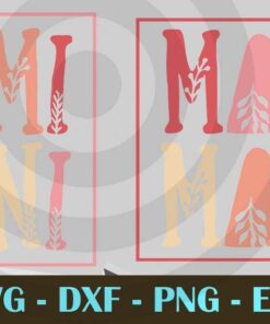 Mommy and Me love My Mother, Mom, Mother's Day Customizable Layered Svg, Svg Eps Png Dxf