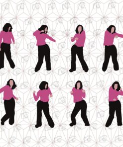 Monica Dancing, Friends gift, Gift For Women Digital download Svg Eps Png Dxf