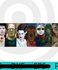 Monster Squad, Halloween 2021, 2021 Halloween, Halloween, Halloween Theme, Halloween Art, Halloween Gift For Man woman, Customizable PNG
