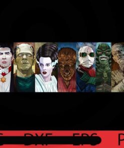 Monster Squad, Halloween 2021, Halloween, Halloween Theme, Halloween Art, 2021 Halloween, Halloween Gift, Man woman gift, Customizable PNG