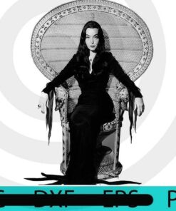 Morticia Addams, Halloween 2021 art, Halloween, Halloween Theme, Scary Halloween Gift, Customizable PNG