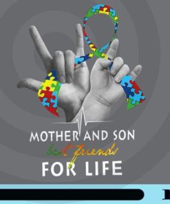 Mother And Son, Best Friend For Life, Autism Children, Autism Awareness, Autism Ribbon, Raise Hands, Autism Day, Customizable Png