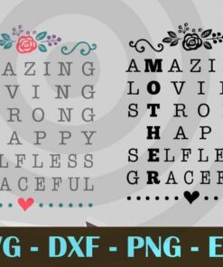 Mother scrabble text, Mom and Me, Love Mommy, Mother's Day, Customizable Layered Svg, Svg Eps Png Dxf