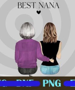 Mothers day gift for Grandma, Grandma gift, Nana gift from Granddaughter, Mother's Day Gift, Custom Name, Customizable PNG