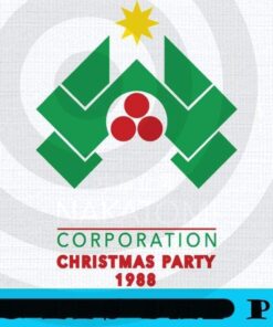 Nakatomi Corporation - Christmas Party, Happy Christmas X-mas, Christmas Day, Christmas Gift, Customizable PNG
