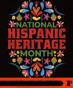 National Hispanic Heritage Month flower pattern Spain, Mexico, The Caribbean, Central and South America Language Culture Customizable PNG