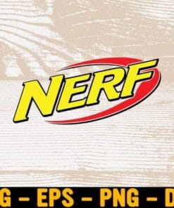 Nerf Gun Logo, Not just for kids, Nerf Blasters, Nerf Wars Logo Nerf war logo Layered Svg, Svg Eps Png Dxf