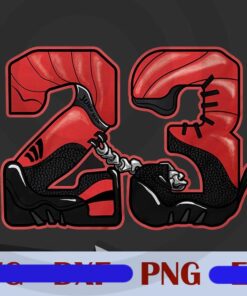 New Number 23 - Jordan 12 Reverse Flu Game SneakerHead Unisex Customizable Png