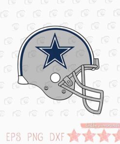 NFL Dallas Cowboys, NFL Logo, Sport Logo, Football Helmet, Layered Svg Eps Png Dxf