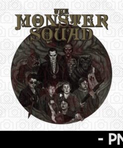 No Fear of Monsters png Retro Halloween Customizable PNG