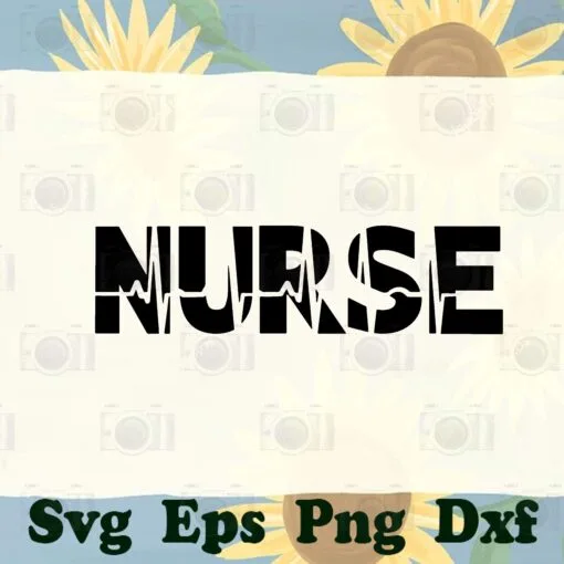 Nurse with Pulse, Nurse Heartbeat, Heart Beat, Nurse Pulse, Nurse Appreciation, Heart Rate, Gift for Nurse, CMA, SVG PNG DXF, EPS, PDF