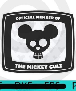 Official Member of the Mickey cult, Mickey, Disney, Halloween, Halloween 2021, Halloween Art, Halloween, Funny cute scary Art, 2021 halloween, 2021 halloween gift, halloween theme, gift for man woman, Customizable PNG