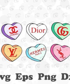Oh My Hearts! Valentine , Fahshion Brand Logo, Luxury Brands, Hearts, Valentine's Day, Gift For valentine, Funny Gift, Layered SVG, DXF, PNG, EPS