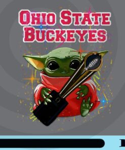 Ohio State Buckeys, Baby Yoda, Star War Movie Customizable Png