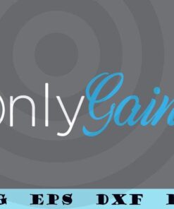 Only Gains OnlyGains Funny Gym Customizable Layered Svg, Svg Eps Png Dxf