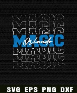 Orlando Magic, Basketball Team, NBA, Basketball Lovers, Orlando Magic Fans, American Professional Basketball Layered Svg Eps Png Dxf