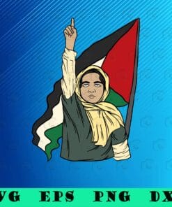 Palestine Girl, Free Palestine, Palestinian Flag, Palestine Freedom, Black History Month,SVG PNG DXF, EPS, PDF