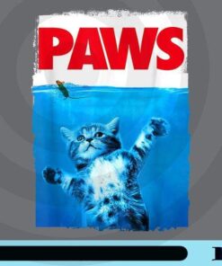 Paws Cat and Mouse, Cute Funny Cat, Lover Parody, Cat Chases Mouse, Jaws And Paws, Customizable Png