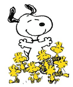 Peanuts Snoopy Chick Party, Woostock Babies, Layered SVG, DXF, PNG, EPS