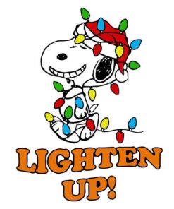 Peanuts Snoopy Christmas Lighten Up, Snoopy, Christmas, Decoration Bulb, Layered SVG, DXF, PNG, EPS