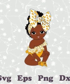 Peekaboo Girl With Puff Afro Ponytails, Cute Black African American Kids, Ankara, African American,black people, Layered SVG, DXF, PNG, EPS