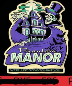 Phantom Manor - purple , Cute, Funny, Trending, Halloween, Cute Halloween, Funny Halloween , Halloween Art, 2021 halloween, 2021 halloween gift, halloween theme, man gift , woman gift, Customizable PNG