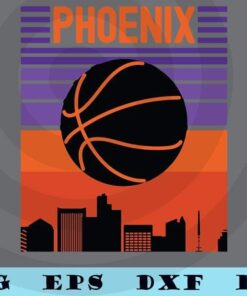 Phoenix Basketball Valley of the Sun Arizona 2021 Champions Customizable Layered Svg, Svg Eps Png Dxf