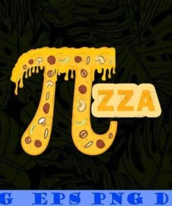 Pizza Pi ,Math Lovers ,School Teacher Student, Pi day, Math Teacher Gift, Funny Math Gifts, food, Math Lovers Gifts, Pizza Lover Layered SVG, DXF, PNG, EPS