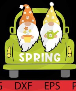 plant, garden, Spring Gnomes Bundle cute funny lovely Gnomes Customizable Layered Svg, Svg Eps Png Dxf