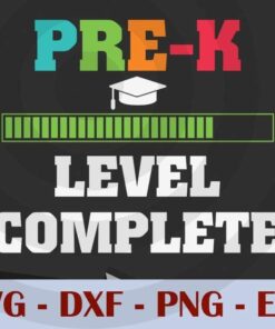 PreK level complete Graduation, Customizable Layered Svg, Svg Eps Png Dxf