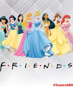 Princess Friends, Friends, Princess, Vacation,Home ,Family, Disney, Friends TV Show, Customizable Png