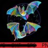 Psychedelic Bat, Halloween 2021 art, Halloween, Halloween Theme, Scary Halloween Gift, Customizable PNG