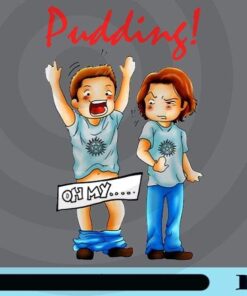 Pudding Oh My Png, Supernatural Pudding Png, Oh My Pudding Funny Customizable Png