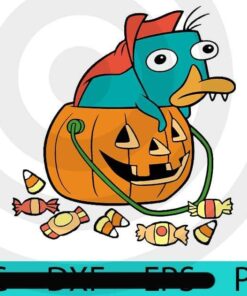 Pumpkin, Halloween 2021, Perry the Platypus, Halloween Art, Halloween, Funny cute Art, 2021 halloween, 2021 halloween gift, halloween theme, gift for man woman, Customizable PNG