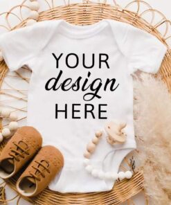 Rabbit Skins 4400, White Onesie Mockup, Onesie Flat Lay, Pregnancy Announcement, Digital Download, POD, Mock Up, Neutral, Mockup, Boho