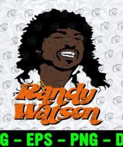 Randy Walson, Sexual Chocolate, Curly Hair men, Coming To America Theme, Coming 2 America, Music, Layered SVG, DXF, PNG, EPS