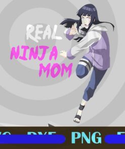 Real Ninja Mom, Karate Martial Ninja Warrior, A Real Family Hero, Mother Day, Mom Gift, Cute Anime Girl, Customizable PNG