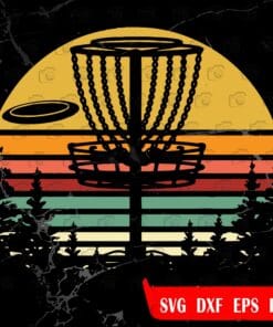 Retro Disc Golf Lover, Best Dad By Par Disc Golf Dad, Frisbee Golfer, Discgolf Gift, Frisbee Disk, Golf Lovers, Teacher Life, Layered SVG, DXF, PNG, EPS