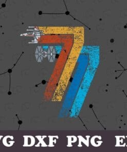 Retro Memorial Day, May 25th 1977, This Day in History Star Wars Opens, Starwars, Movie, 2021 Anni, SVG PNG DXF, EPS, PDF