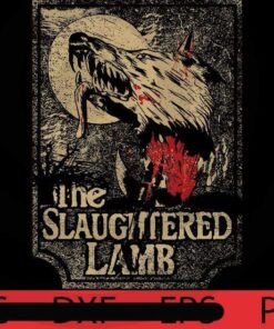 Retro The Slaughtered Lamb , Halloween , Halloween Theme, Halloween Art, 2021 Halloween, Halloween Gift, Man woman gift, Customizable PNG