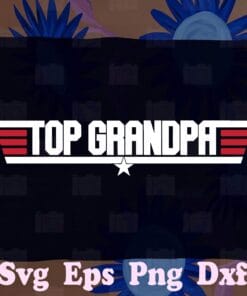 retro Top Grandpa, Father's Day, Grandfather, Gift for Grandpa,SVG PNG DXF, EPS, PDF